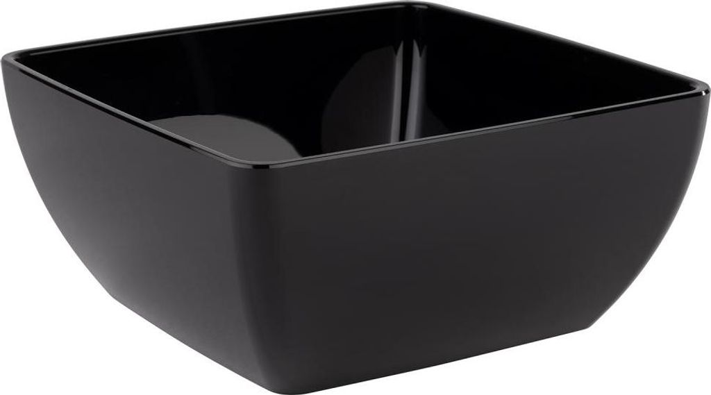 APS 79009 Schale FRIENDLY, aus recyceltem Kunststoff (PET), 25 x 25 cm, Höhe 12 cm, schwarz