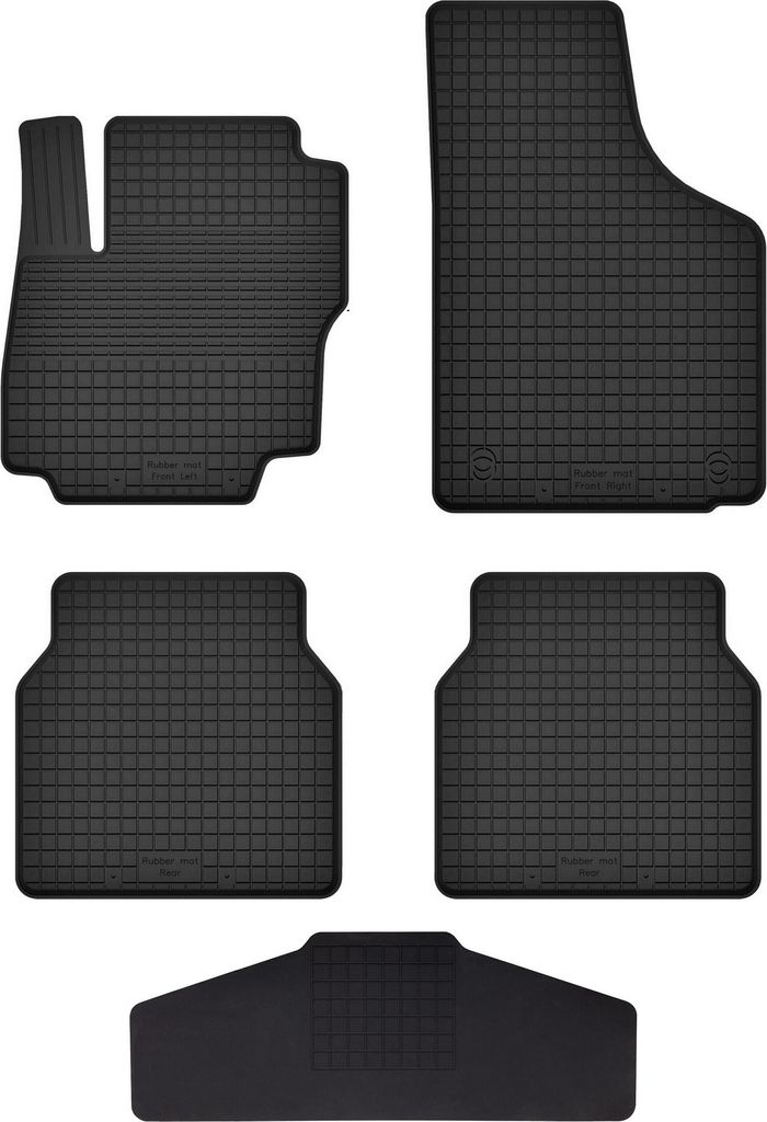 Gummi Fußmatten Set Für: Honda Jazz V (2020-) Gummimatten Schwarz