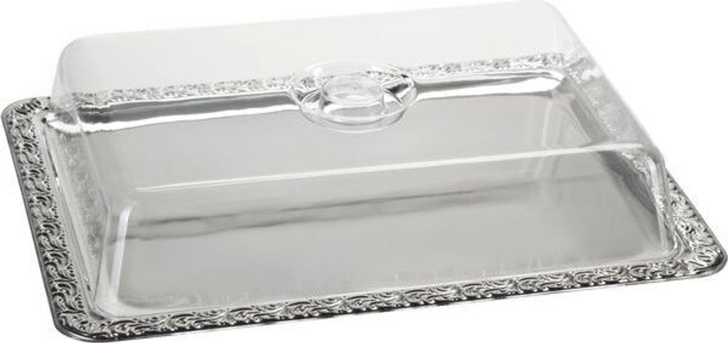 APS »Schöner Essen« Tablett mit Haube, Höhe: 80 mm, Länge: Produktbild 
