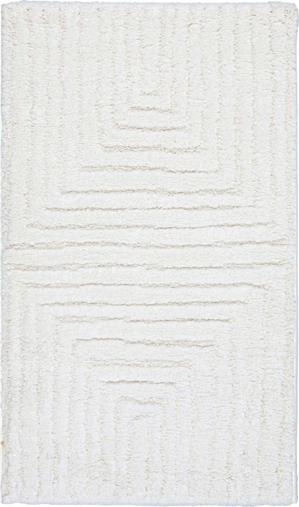Doppelflor Teppich mit 3D Effekt Boho Avalon - 80x150cm - Cremefarben