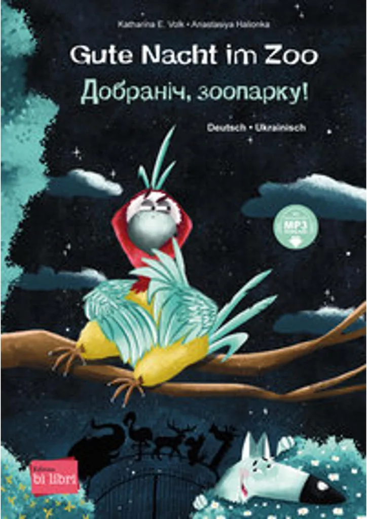 Aidez votre enfant bilingue à s'endormir : livre allemand-ukrainien zoo