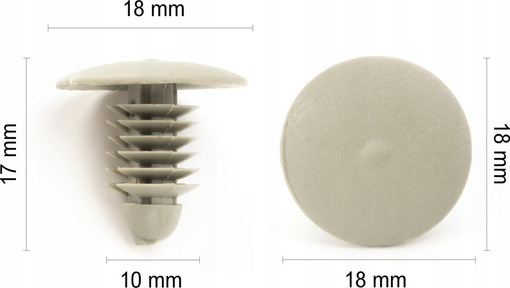 1x Dachhimmelbezug-Polsterstift 10mm