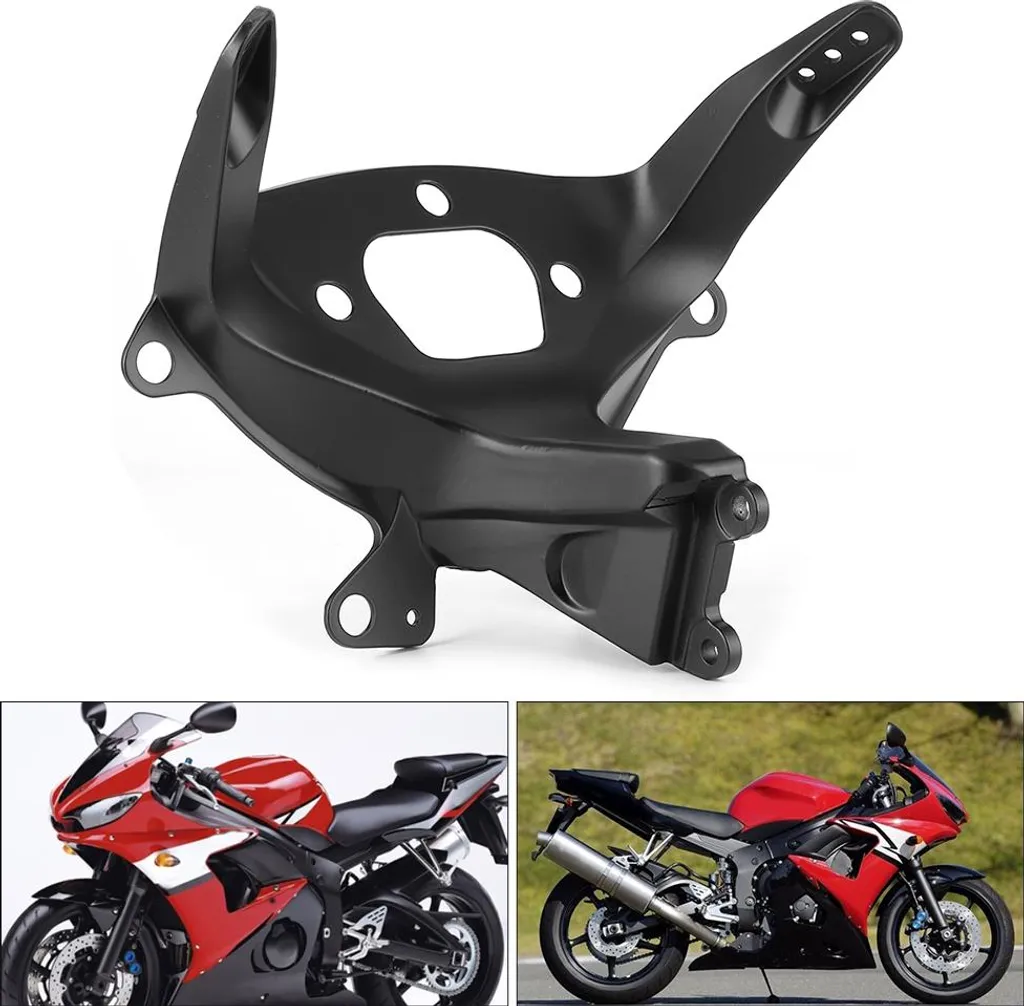 Araignée Support de Phare Avant pour Moto Yamaha YZF R6 et R6S Coloris Noir