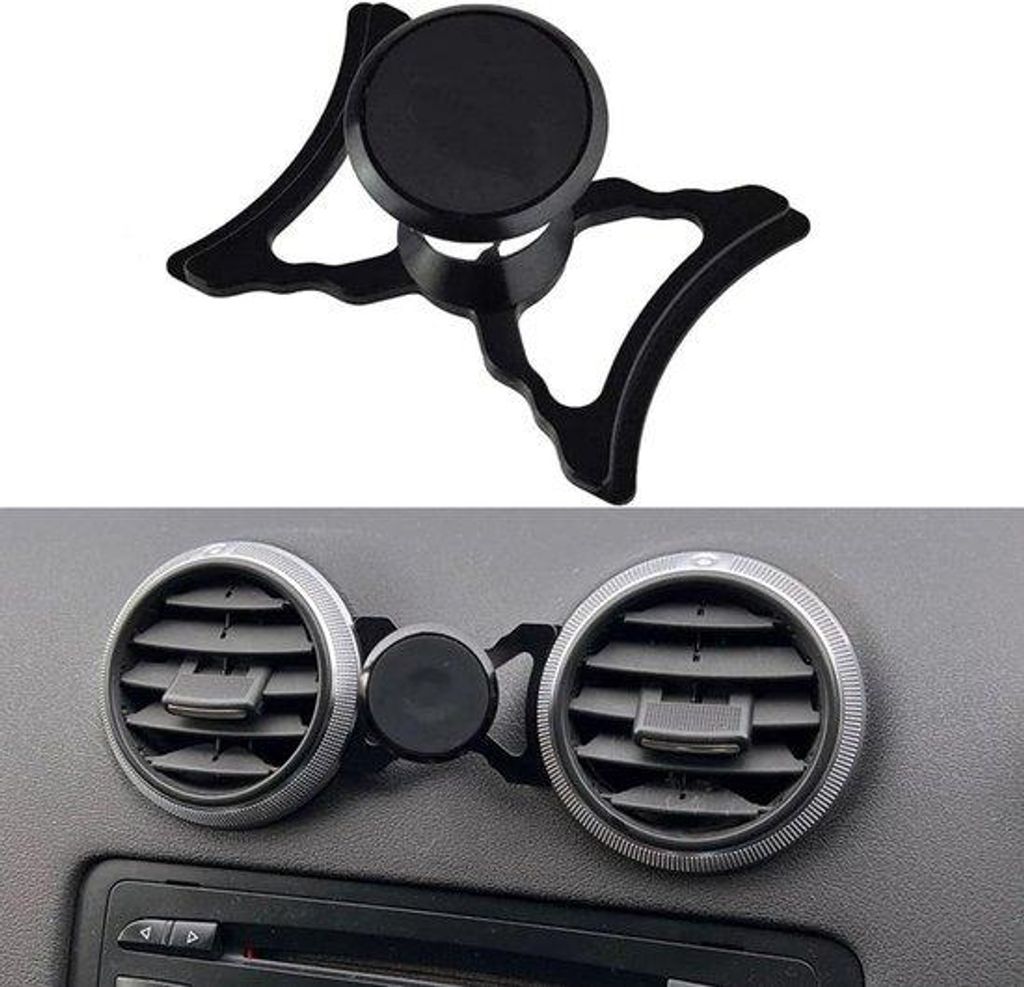 Magnetische Auto-Telefonhalter 360 Grad - 8P-Audi- und S3-Kompatibilität - Ventilatiesleufhalter - Steifer Griff