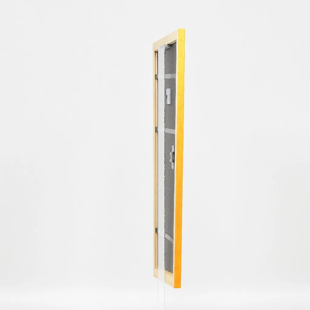 Cornice Legno Miele 24x30 cm | Profilo 43 & Vetro Soffiato - 9