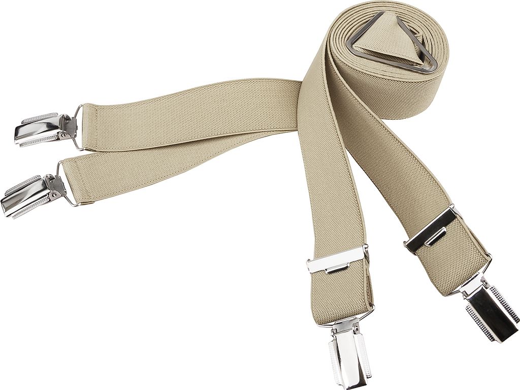 Übergrößen Hosenträger hellbeige X-Form Lindenmann Produktbild 