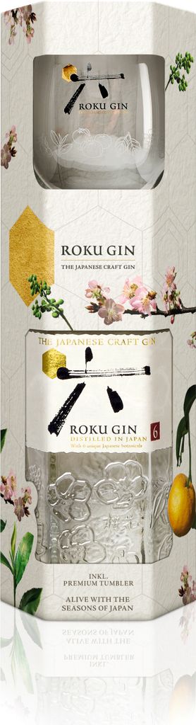 Roku Gin The Japanese Craft Gin 43% Vol. 0,7l en boîte Image du produit 