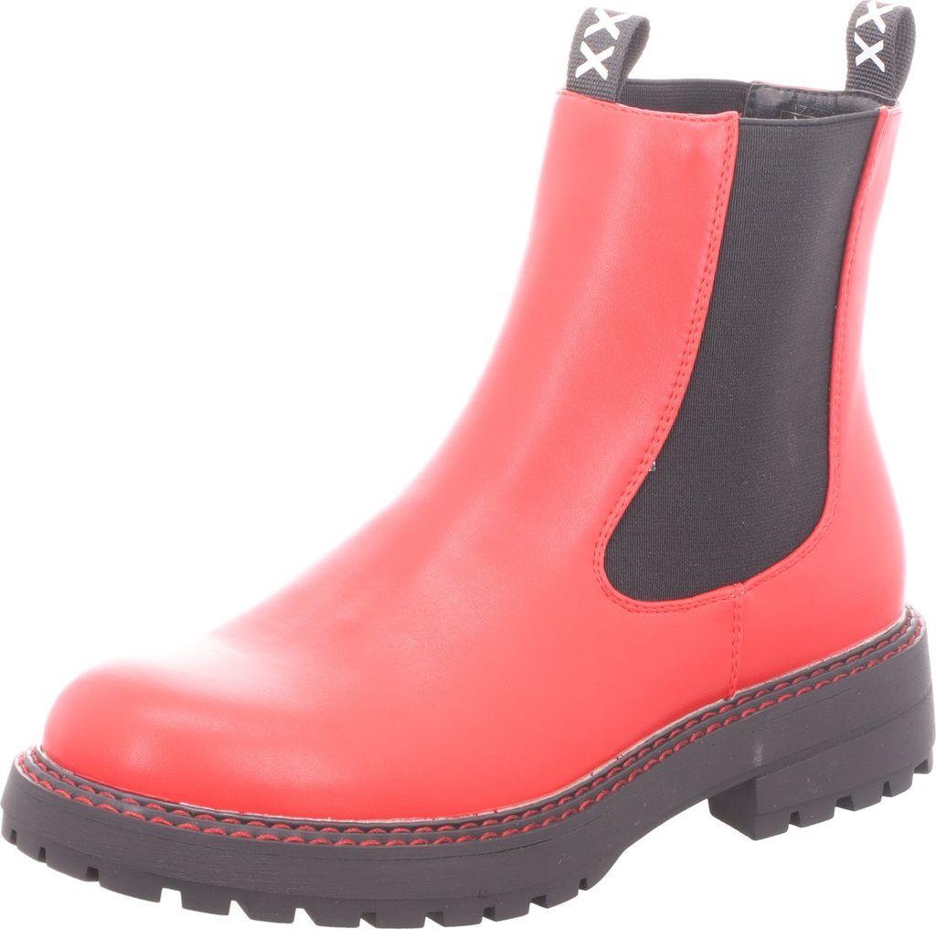 BOXX Damen-Stiefelette Rot-Schwarz, Farbe:rot, EU Größe:40 Produktbild 2