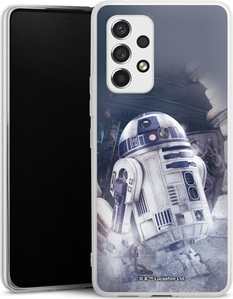 DeinDesign Handyhülle für Samsung Galaxy A53 5G Silikon Hülle Case Smartphone Schutzhülle Fanartikel Roboter Star Wars