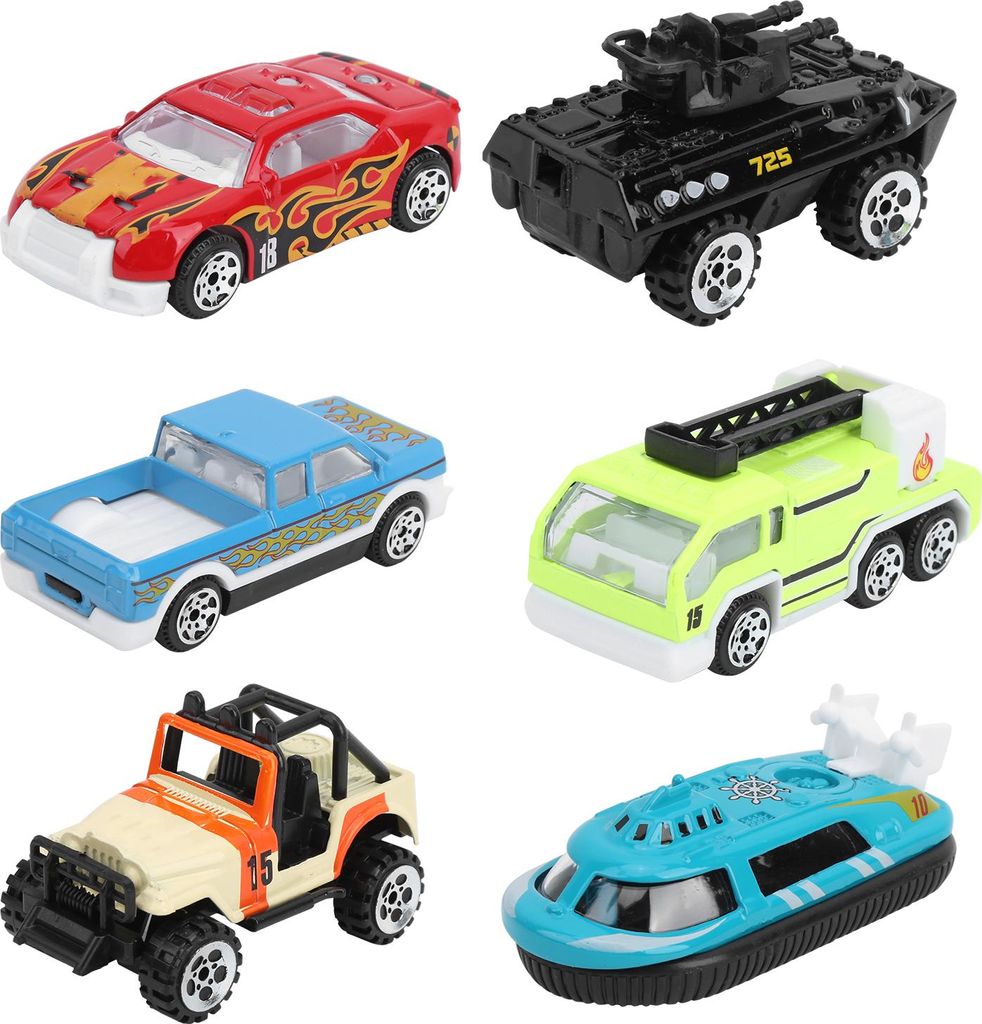 1:64 Legierung Auto Spielzeug Simulation Brandbekämpfung Lkw Fahrzeug Modell Kinder Kind Spielzeug6 teile/satz