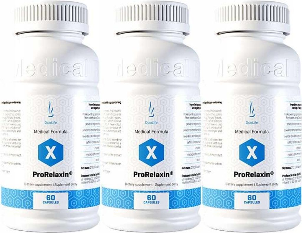 Nahrungsergänzungsmittel Duolife Prorelaksin Kapseln 60 Ml 60 Stück.
