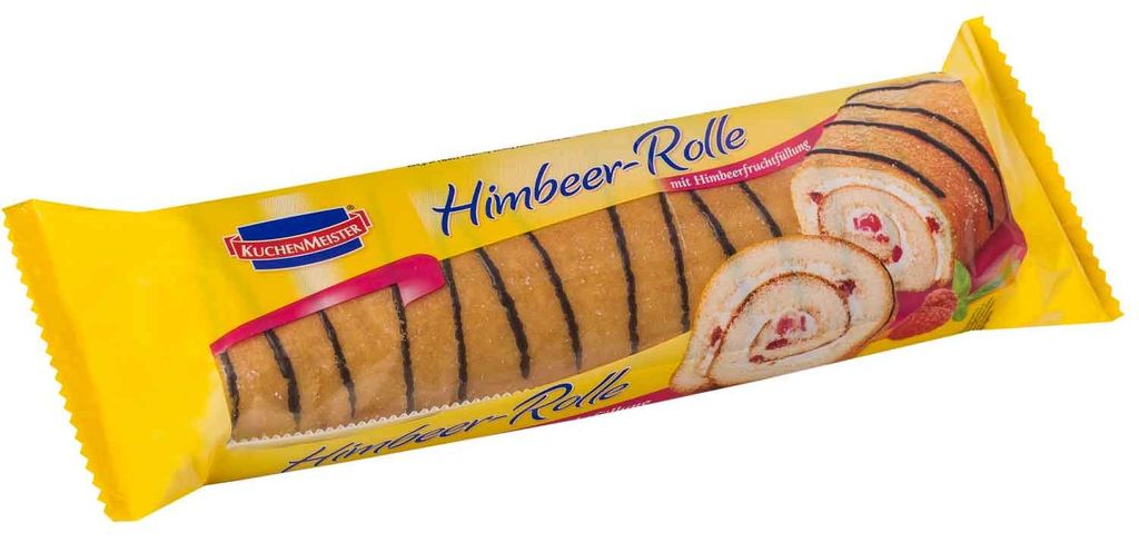 KuchenMeister Himbeer-Rolle 400g Produktbild 