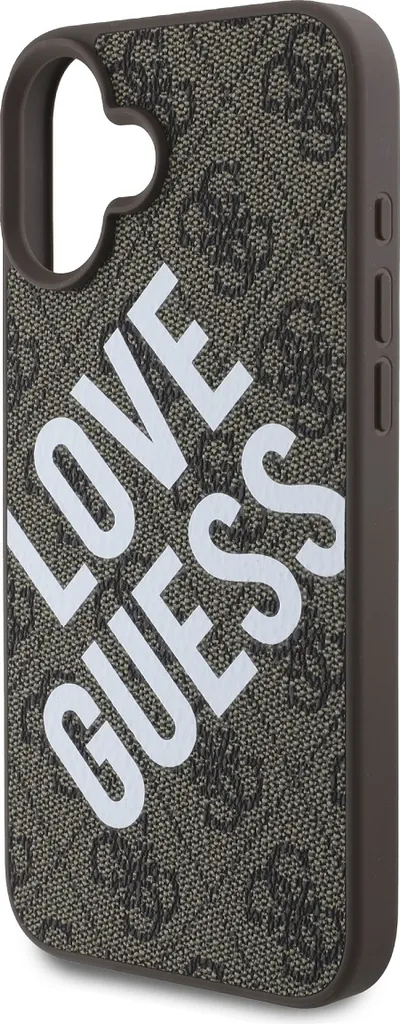 Custodia iPhone 16 Guess MagSafe 4G Marrone: Qualità Originale - 3