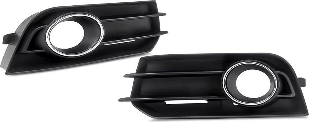 Mistlicht-Grillabdeckungen – Chromakzente – Für Audi A1 8X (2010-2014) – Autozubehör