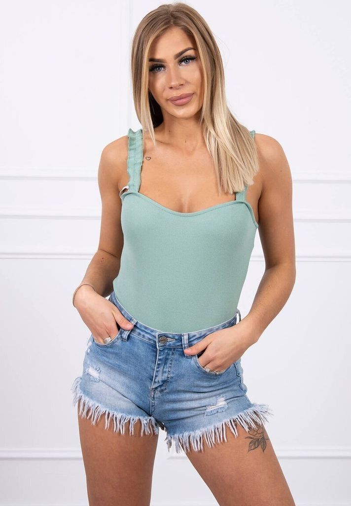 Kesi Damen-Bodysuit Silat dunkle minze Universal