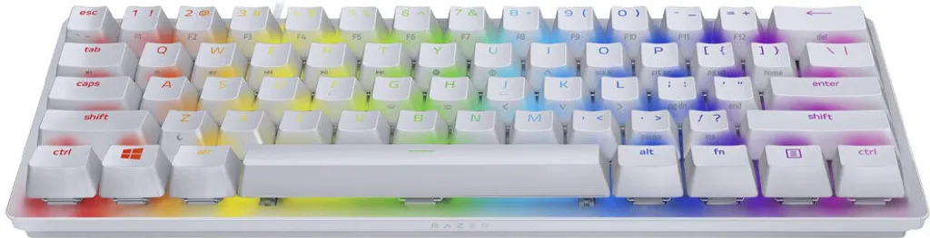Clavier Gaming Mécanique Razer Huntsman Mini Format 60% Blanc QWERTY - 10