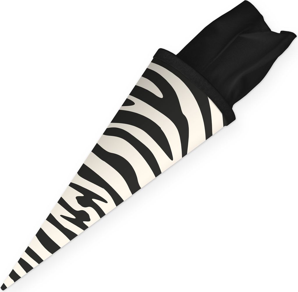 itenga Geschwister Schultüte 35cm "Tiermuster Zebra" Produktbild 