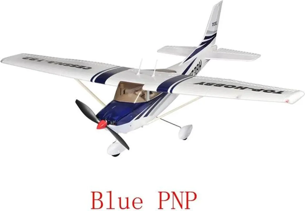 Avion Télécommandé en Mousse pour Débutant - Avion Bleu 6 Voies PNP