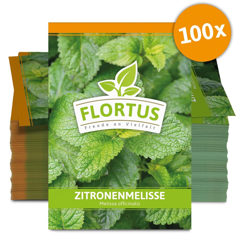 Zitronenmelisse (100 Tütchen) | Melissensamen von FLORTUS Produktbild 