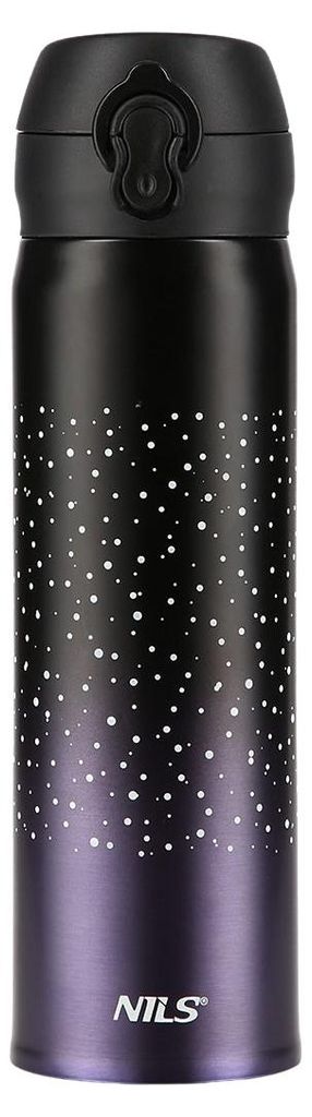 Violetter Thermobecher, isoliert, auslaufsicher, 11 oz