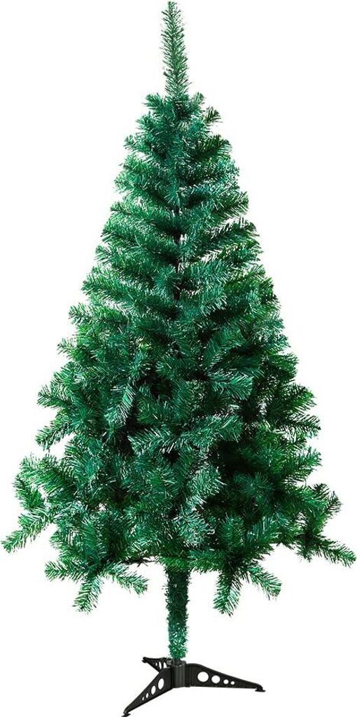 Weihnachtsbaum Künstlich 210cm (Ø ca. 120 cm) mit 750 Spitzen Schnellaufbau Klapp-Schirmsystem Tannenbaum Künstlich mit Metallständer Christbau...