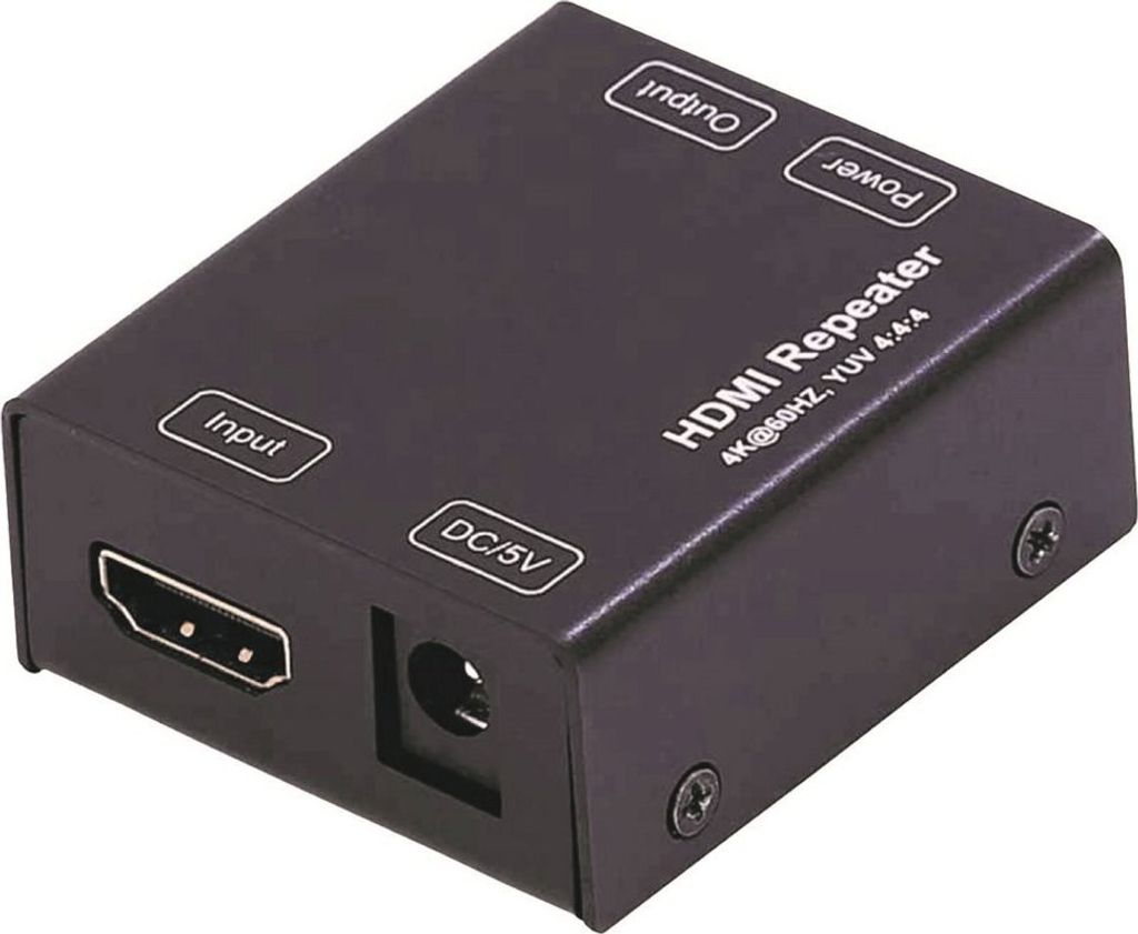 Extender/Repeater 4K60 HDMI 2.0 Auflösungen bis 4K 60Hz bis 18 Gbit/s