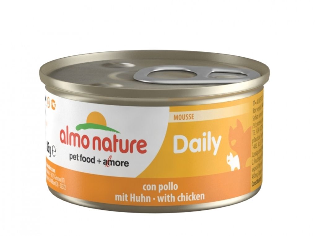 Almo Nature Cat Daily Huhn Grain Free 85gx24