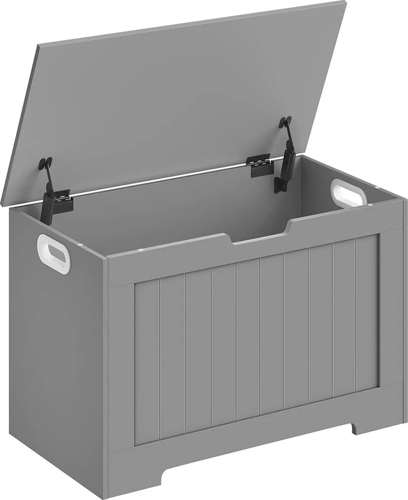 Banc à chaussures avec rangement style cottage bois blanc 40x76x48 cm