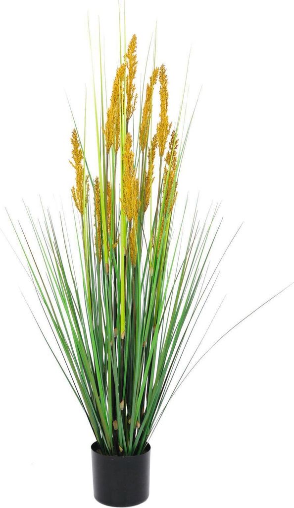 artplants.de Künstliches Ränkegras, 13 Rispen, 120cm - Künstliches Gras - Ziergras künstlich