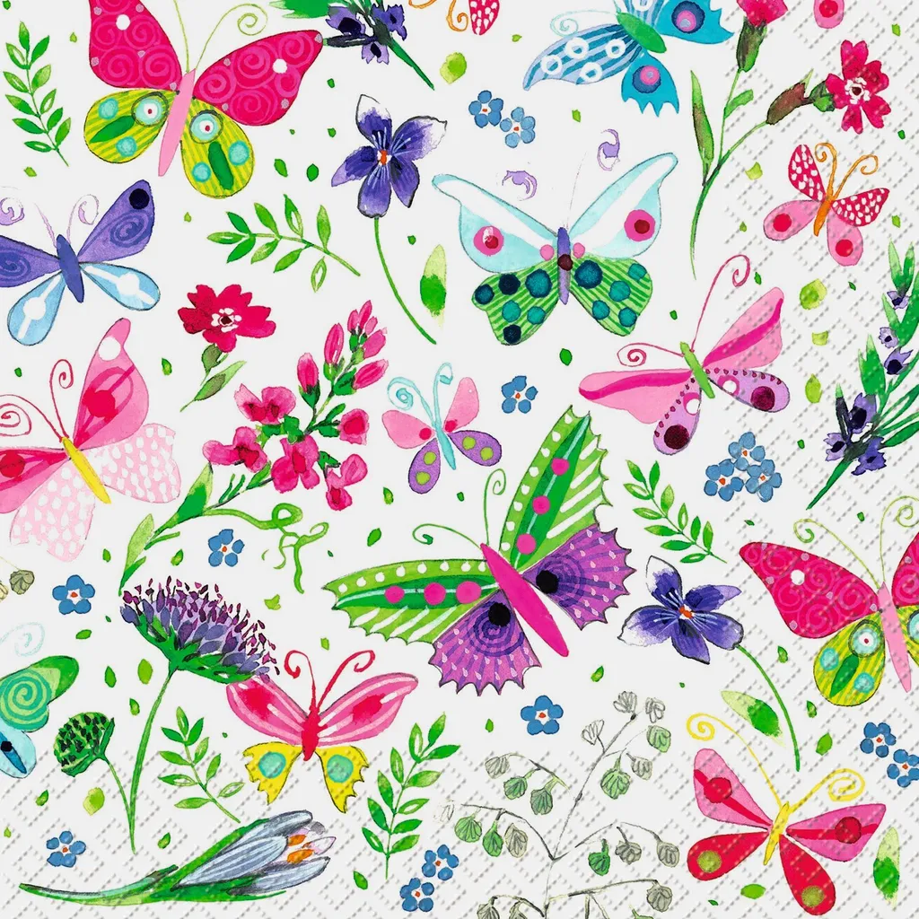 Stewo 2572 5746 25 Serviettes de table Animal 33x33 cm - 20 pièces