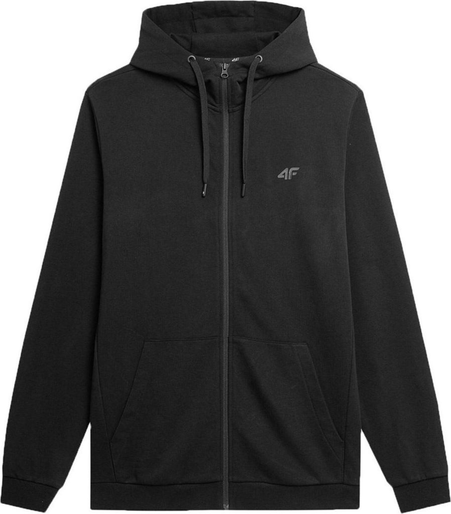 4F Sweatshirt mit Reißverschluss für Männer Ginuhl schwarz M