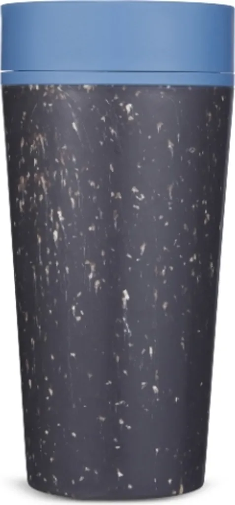 Tazza Riutilizzabile Circular Co. 340 ml Nero-Blu | 100% Riciclata