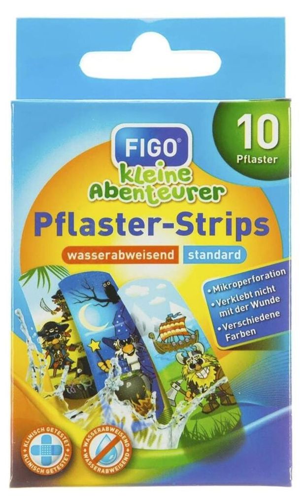 Bunte Kinderpflaster "Kleine Abenteurer" – 10er Set Produktbild 