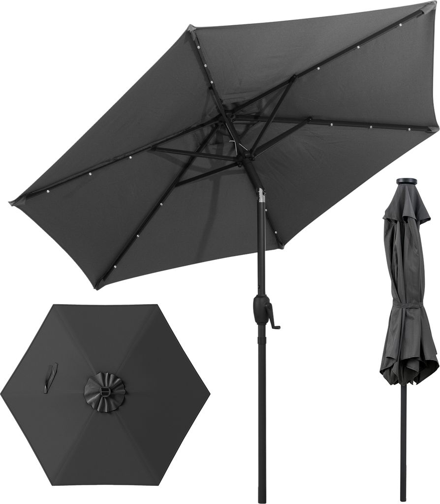 COSTWAY Sonnenschirm 230cm Gartenschirm mit Produktbild 
