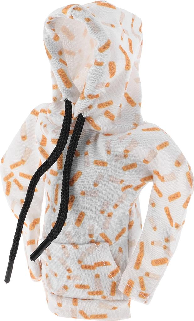 1 Stk. Schaltknaufabdeckung Dekoration Stick Schaltgriff Schutz 17x11,5 cm/6,69"x4,53" Weiß, Orange Punkte Hoodie-Stil Polyester