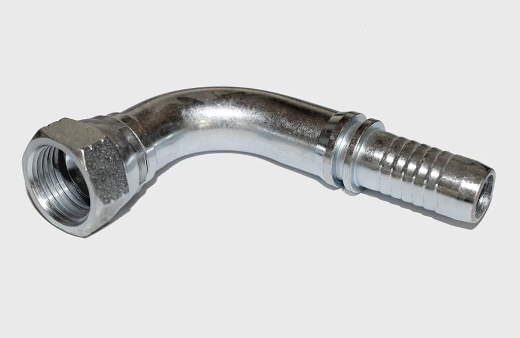 Raccord DKJ 7/8 hydraulique coudé DN16 avec angle 90° haute pression