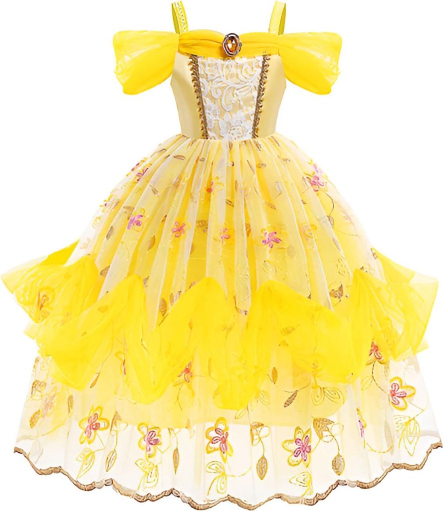 Märchenhaftes Kleid aus Spitze, Größe 146 – Prinzessin Bella
