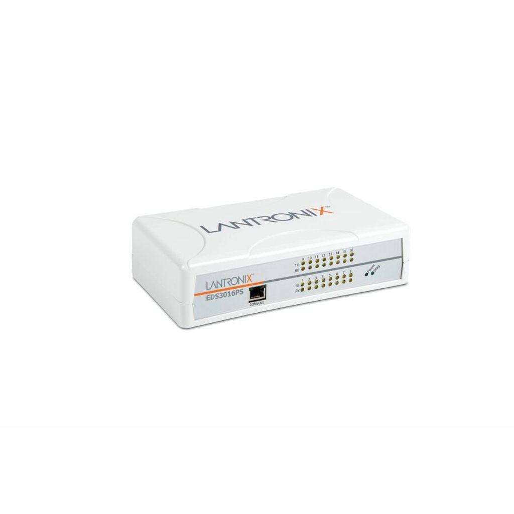 Lantronix EDS 3000PS SECURE DEVICE SERVER 16-PORT SERIAL 1 GbE ETHERNET - Server