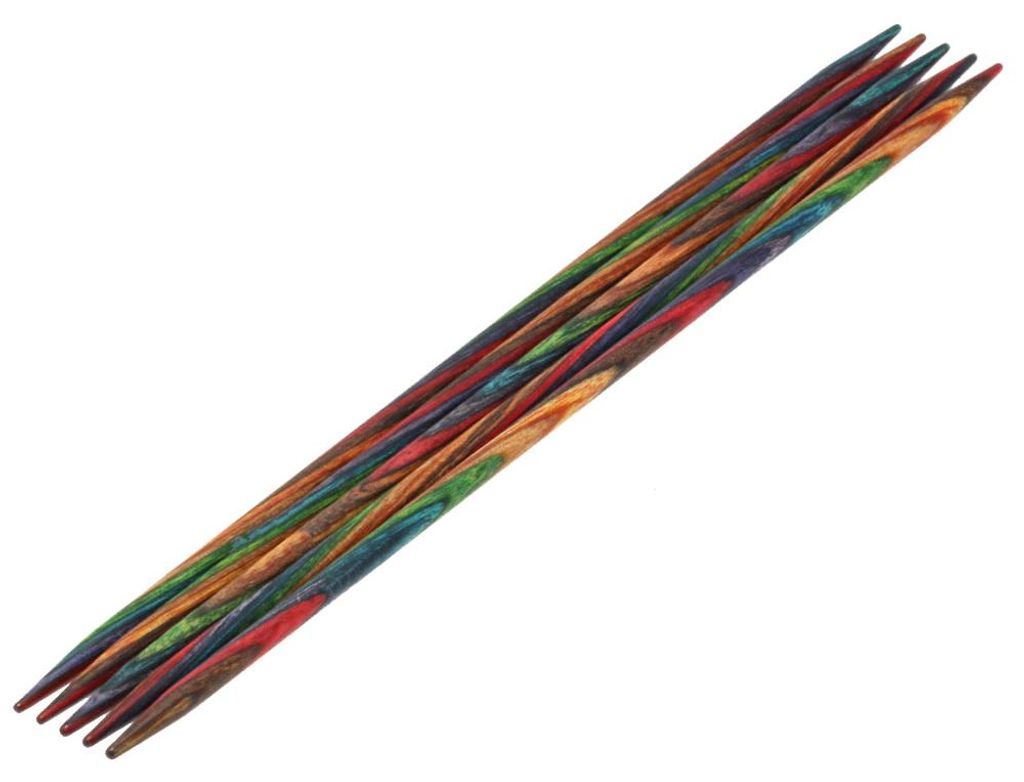 Lana Grossa Nadelspiel Strumpfstricknadeln Design-Holz Produktbild 