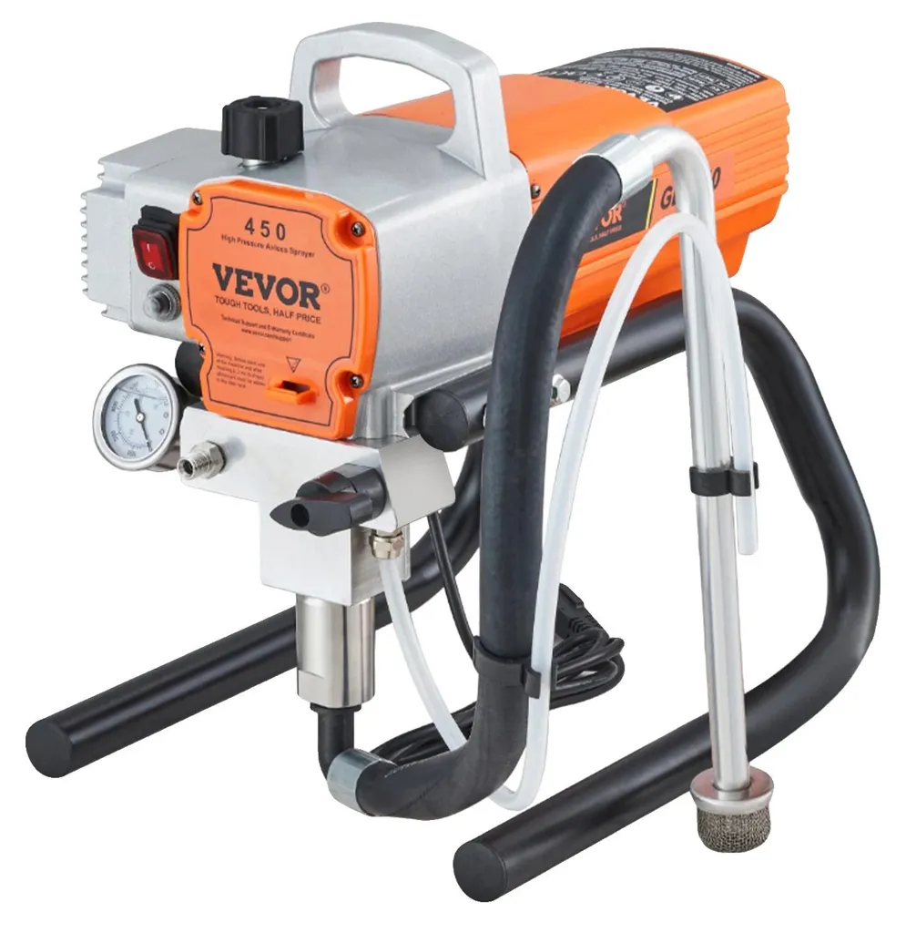 Pulvérisateur de peinture sans air pour rénovation maison et murs 1500W