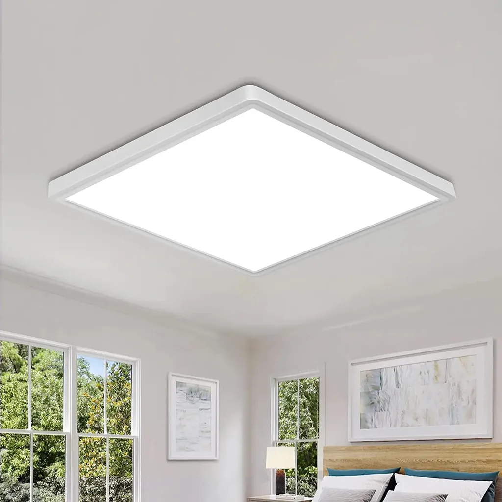 Plafonnier LED Saillie IP45 Blanc Froid 6500K avec Ampoule Incluse 220V