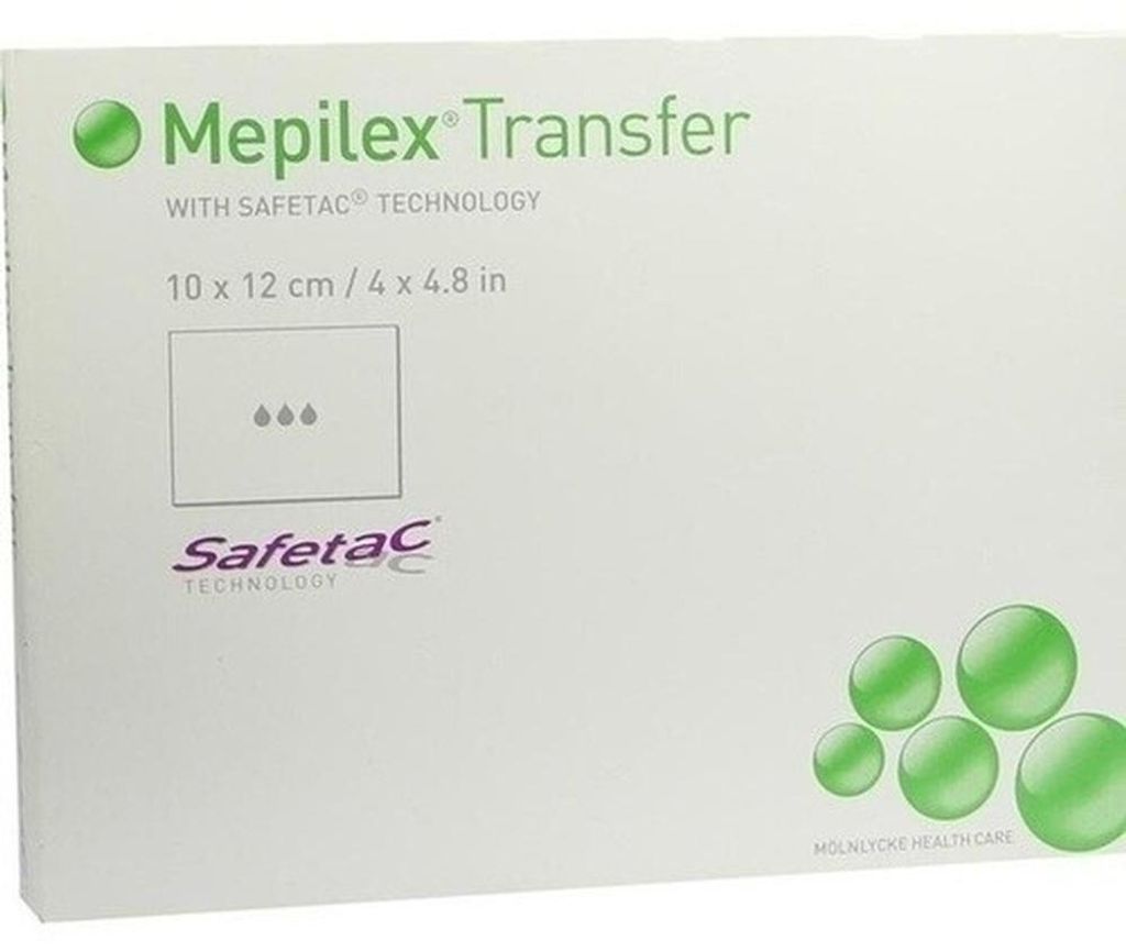 Mepilex Transfer verbanden, 10 x 12 cm, 5 stuks Productafbeelding 