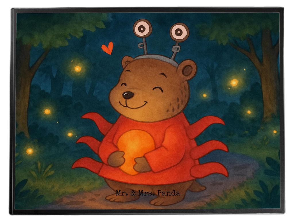 Mr. & Mrs. Panda schreibtischunterlage Krebs Astrologie Design - Weiß - Geschenk, Sternzeichen, Tierkreiszeichen, Unterlage Schreibtisch, schreibt...