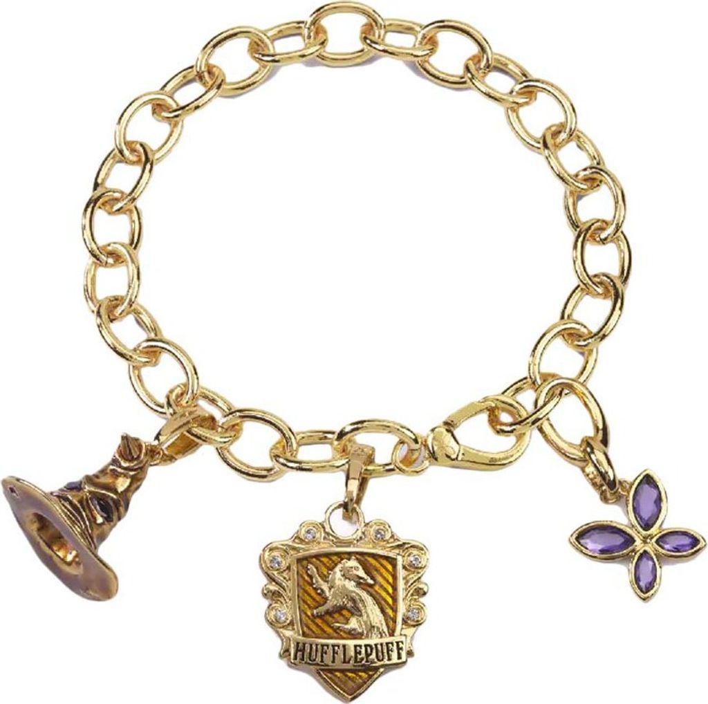 Noble Collection Harry Potter Lumos Hufflepuff Armband Golden Golden One Size