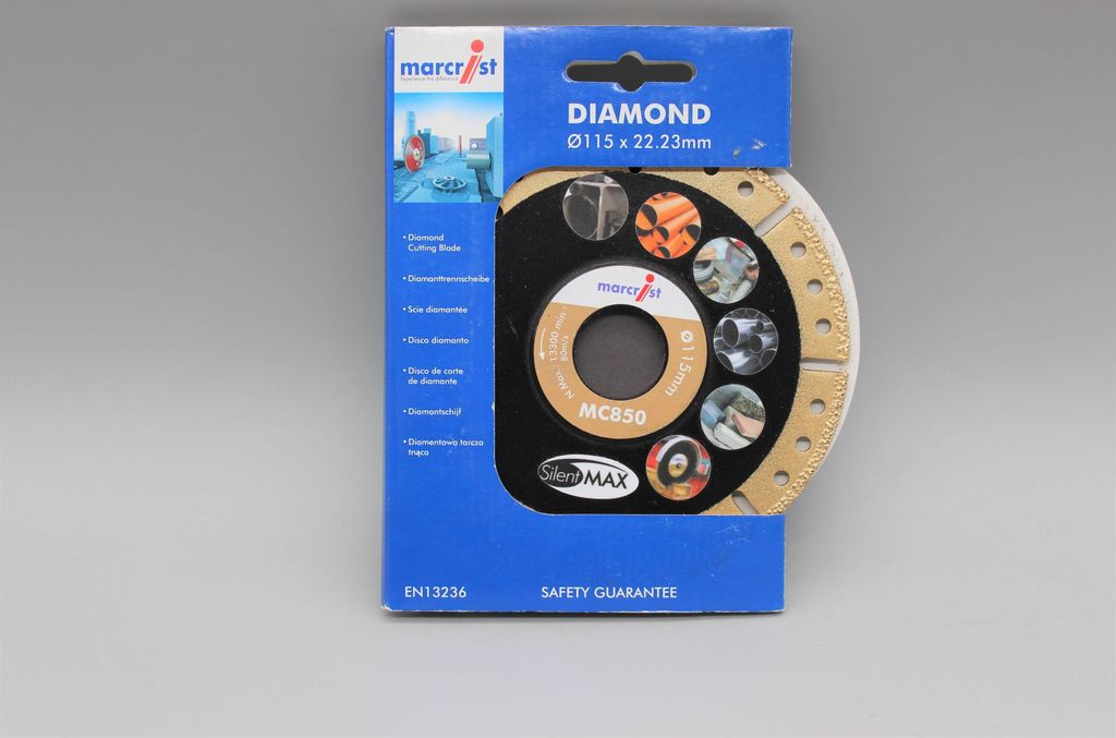 MARCRIST Diamant-Trennscheibe Multi-Cutter MC850 SilentMax 115 x 22,23 mm