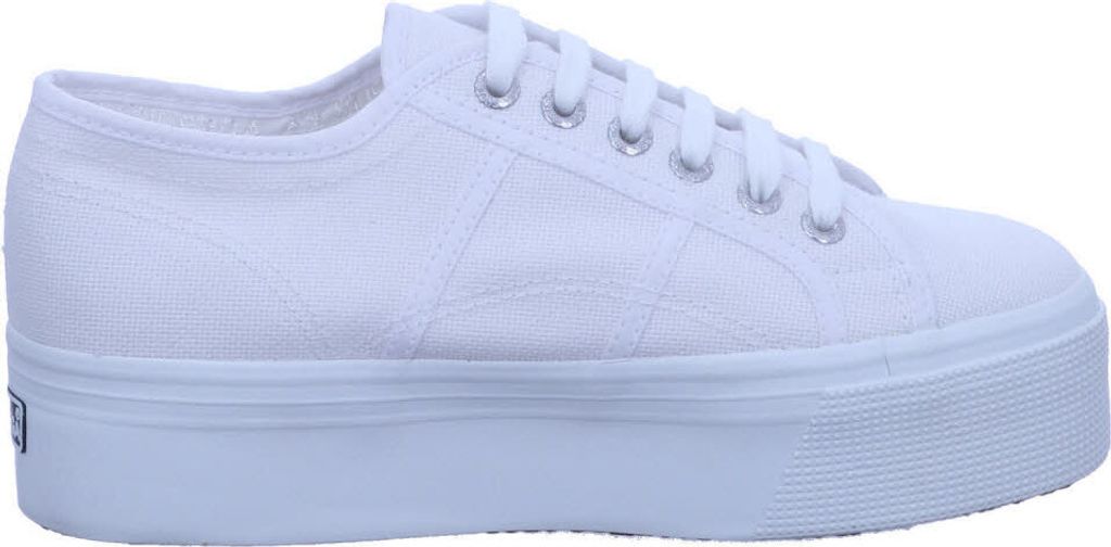 Superga 2790 Cotu Frauen Schnürung Segeltuch Plattform Produktbild 31