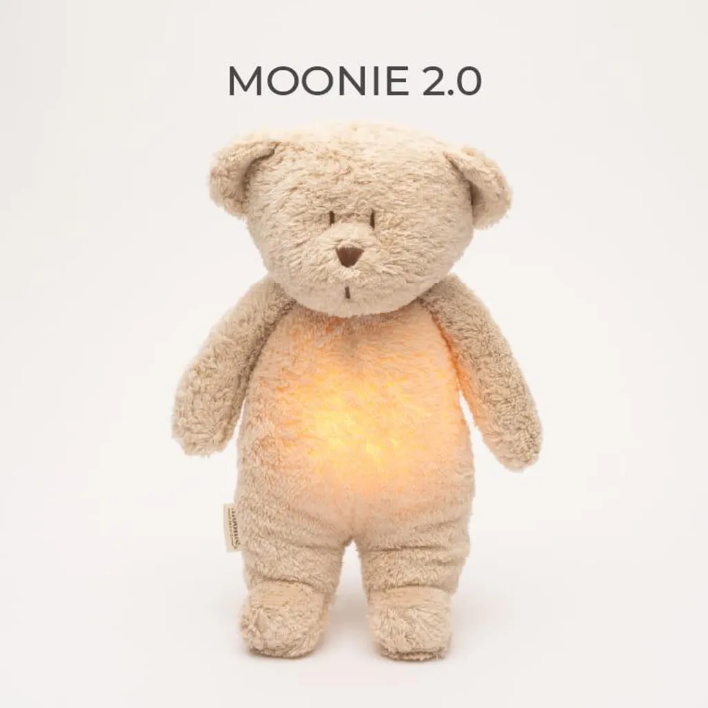 Ours Moonie 2.0 : Arrêtez les pleurs avec le doudou sonore Sable - 2