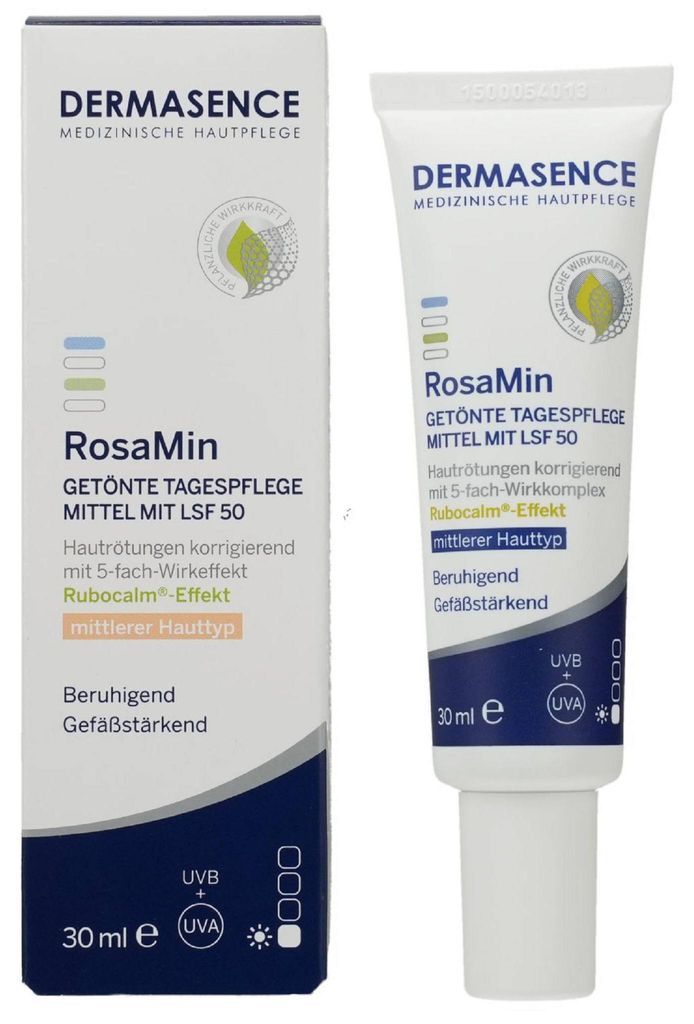 DERMASENCE RosaMin Getönte Tagespflege mit LSF 50 10St PZN Produktbild 