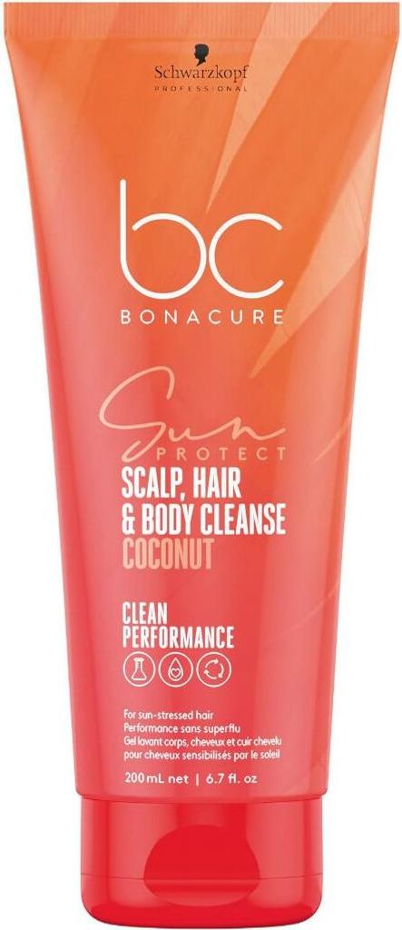 Schwarzkopf Professional BC Bonacure Sun Protect Scalp, Hair & Body Cleanse Shampoo und Duschgel 2 in 1 200 ml