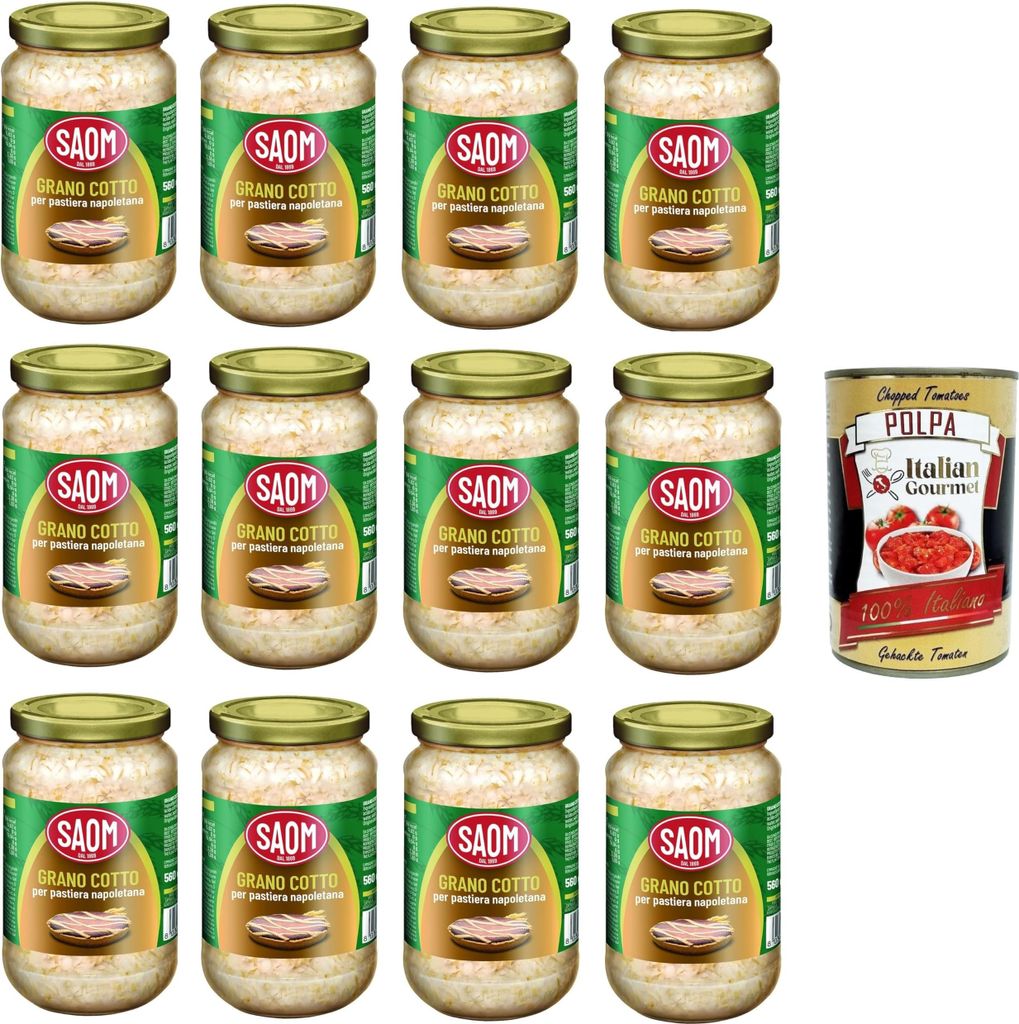Saom Grano Cotto per Pastiera Napoletana gekochter Weizen Produktbild 